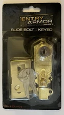 Entry Armor Pro-Lok Slide Bolt Keyed