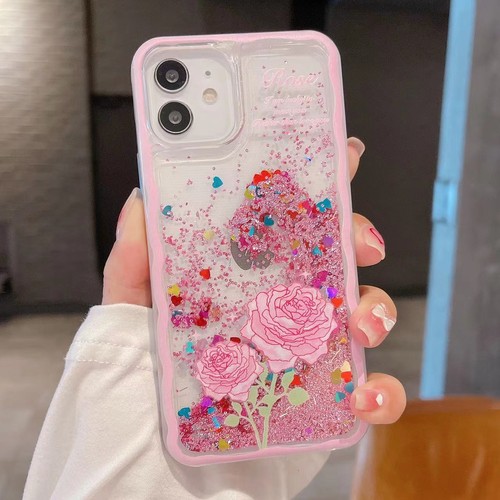 Glitter Case For iPhone 14 13 12 11 Pro XR XS Max 8 7 6 Plus Quicksand TPU Cover - Picture 10 of 17