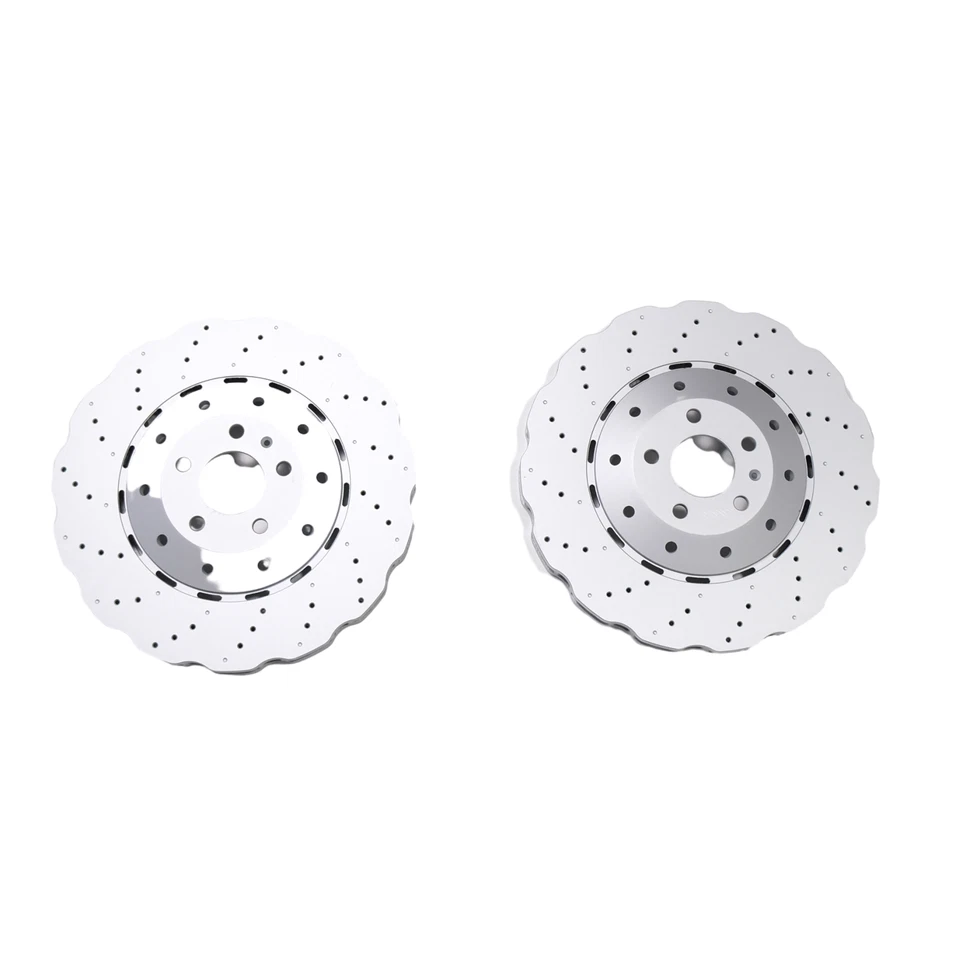 For Audi RS7 4.0L V8 2014-2016 Front Disc Brake Rotors 4G0615301AH Foto 3 de 3