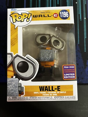 Funko Pop Disney: Pixar - Wall-E #1196 2022 Wondercon Exclusive  W/protector