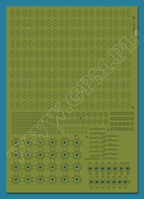 Modell-Zubehörsatz 220 mm Mörser von 1932 Lasercutsatz 1:25 GPM