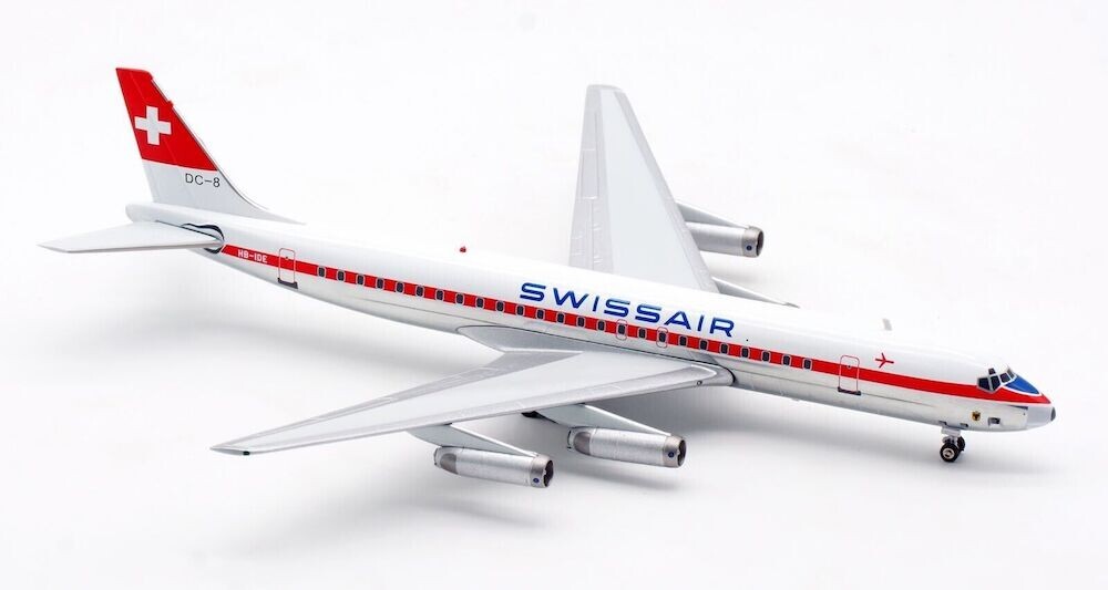 SWISSAIR スイスエア Douglas DC-8-53 ヘルパ 1/200 1:200 IF200 Swissair Douglas DC-8-62 HB-IDE w/ stand | eBay