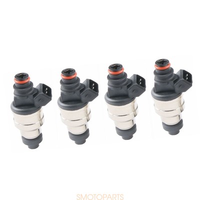 Set 4 500cc Fuel Injectors For Honda B16 B18 B20 D16 D18 F22 H22 H22A VTEC