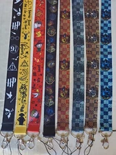 Harry Potter Universal Studios Lanyard Gryffindor Hufflepuff Slytherin Ravenclaw