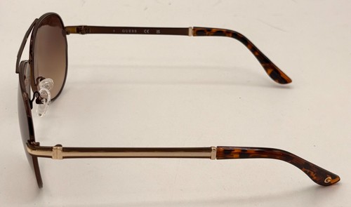 Guess Sunglass Mens Bronze Metal Aviator, Brown Gradient Lens GF0173. 48F - Picture 10 of 12