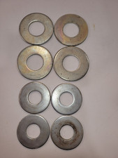 8 Washer Toss Game Replacement Paintable Washers 2-1/2" 3" Silver Color