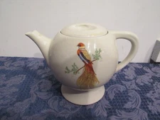 Vintage Drip-O-Lator Floral Porcelain Coffee or Tea Pot Enterprise Aluminum Co