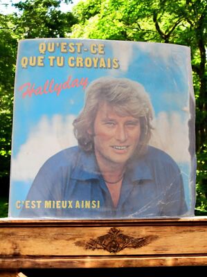 Vinyl 45T Johnny Hallyday ''Was hast du gedacht?''