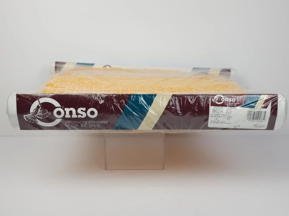 Tapicería consola vintage 4" pesada cadena flecos 18 yardas bandera dorada D13 Foto 4 de 4