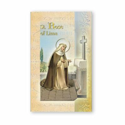 Saint St. Rose of Lima - Biography, prayer, Feast Day, etc... Folder Card
