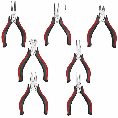 YATO Elektrikerzange 115 mm Flachzange Seitenschneider Radiozange