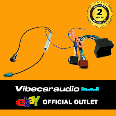 Peugeot 207, 807, 407, 3008 Car Stereo Radio Wiring Harness Loom ISO