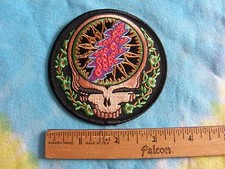 Grateful Dead Steal Your Face SYF Vines 3.5 Inch Iron On Patch