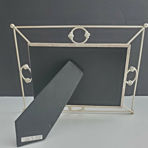 Burnes 3.5" X 5" Double Opening Sahara Metal Picture Frame 139902 FREE SHIPPING - Picture 4 of 4