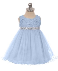 light blue girls dress