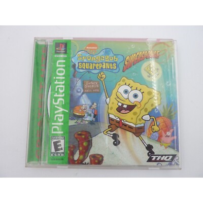 Nickelodeon SpongeBob SquarePants SuperSponge PlayStation Greatest Hits Game
