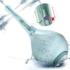 2024 Updated Anal Vaginal Bulb Douche with Back-Flow Prevention Enema Cleaner
