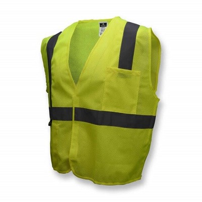 Radians SV2GM5X Class 2 Safety Vest Mesh, Green, 5 Extra Large