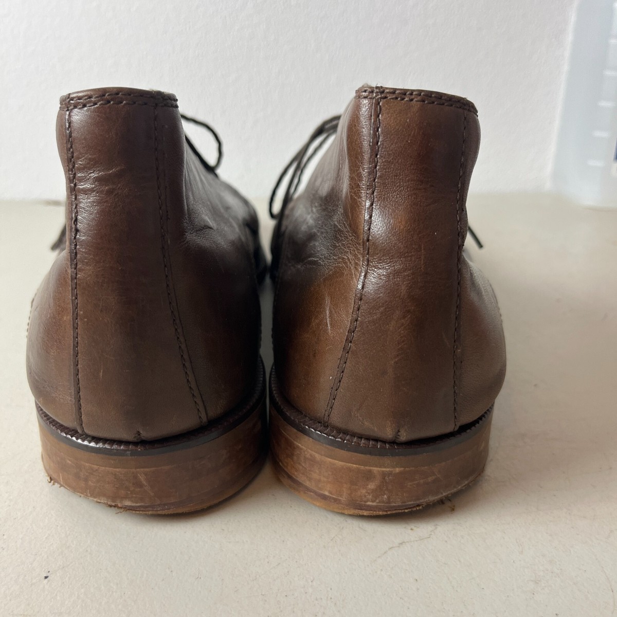 Cole Haan Men\'s Carter Lace Up Leather Brown Chukka Ankle Boots Size 12M C10895 Cole Haan Men main image 4
