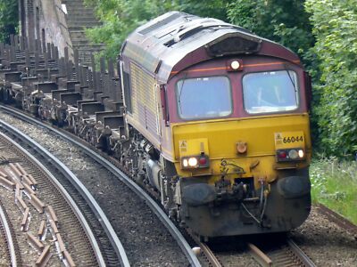 Eisenbahn Foto - 66044 Dollands Moor nach Scunthorpe Redbourne Anschlussgleise 4E26