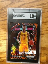 2020-21 Panini Prizm DP ONYEKA OKONGWU Tiger Stripe Choice SGC 10 RC #5