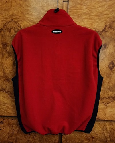 MENS MARMOT RED/BLACK FLEECE VEST ~ LARGE - Picture 2 of 6