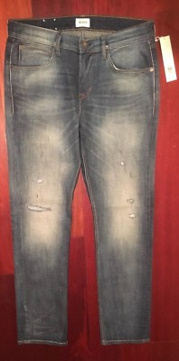 NWT Hudson Mens Byron Straight Leg Jeans, Size 34x35, RT $198 (Trending $132.66)