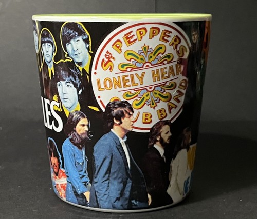 New 2016 The Beatles Apple Corp Vandor Album Collage Ceramic 12oz Coffee Mug - Picture 4 of 13