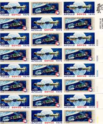 Scott #1569/7010 CentApollo/Soyuz Sheet of 24 | eBay