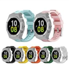 Metal Bezel Mod Kit Case Band Samsung Galaxy Watch 7 44mm 40mm Refit Cover Strap