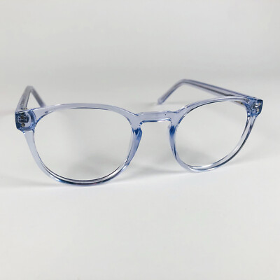 Specsavers Round Blue Glasses Mens SPECSAVERS Eyeglasses