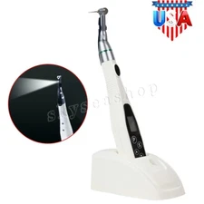 Wireless Dental LED Endo Motor 16:1 Contra Angle Handpiece Root Canal Treatment