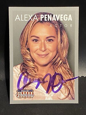 ALEXA VEGA | SIGNED AMERICANA CARD | p706