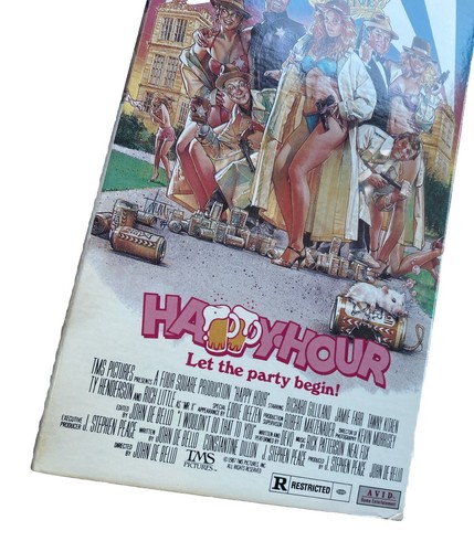 Happy Hour VHS Tape, Rare Comedy Spoof Film Video HTF OOP Vintage Film Cult - Picture 10 of 15