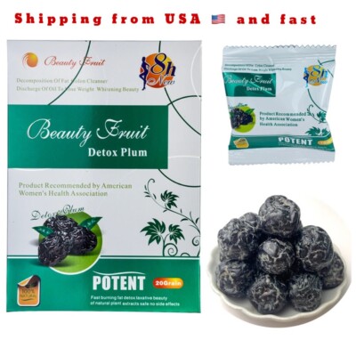 4 Boxes The best Detox Plum Slimming  Weight Loss Healthy Dry Fruits 20/box