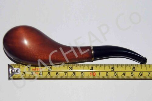 NEW V11026A1 Wooden Tobacco Smoking Pipe fits 9 mm filter Hand Carving MSRP $40 - Picture 1 of 3