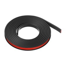 12mmx3000mm Flexible TPE Self Adhesive U-Shape Veneer Edging Edge Banding Black