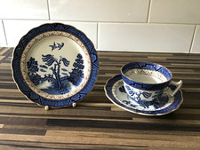 Booths "Real Old Willow" pattern cup, saucer and plate