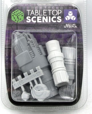 TTCombat SFURA001 Generator Accessories (Sci-Fi Utopia) Terrain Scenery Turbine