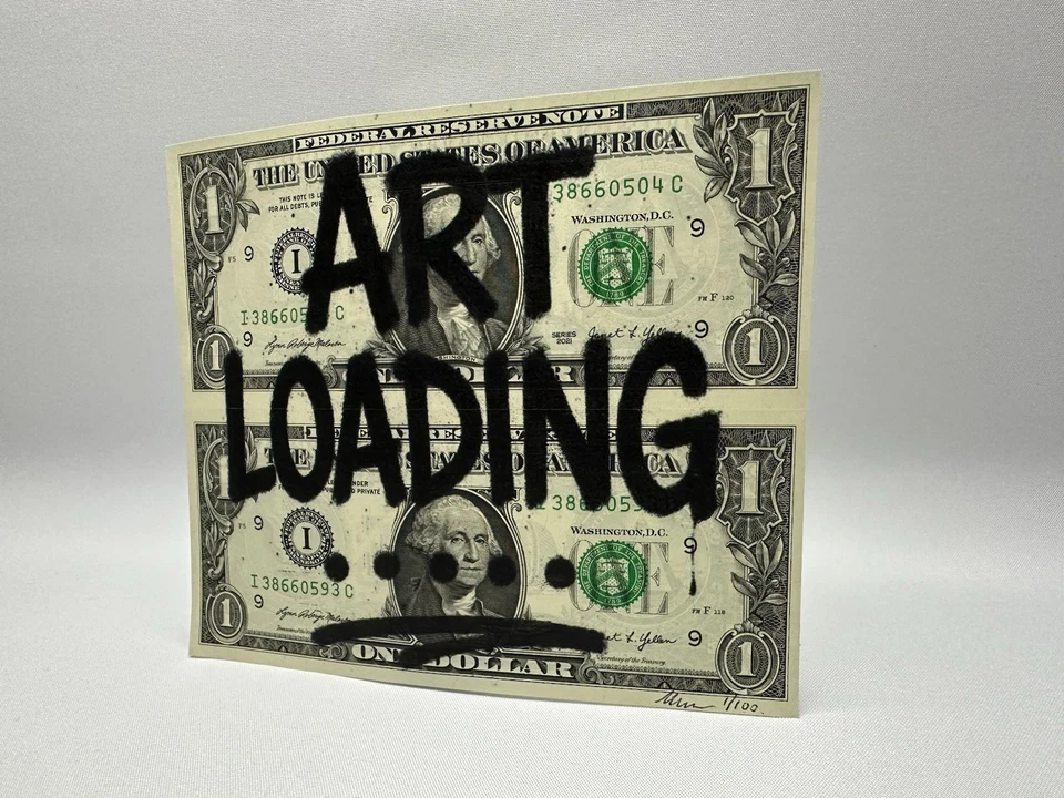 Carga de arte Chris Boyle. . . . . . . 1/100 dólares reales Foto 3 de 4