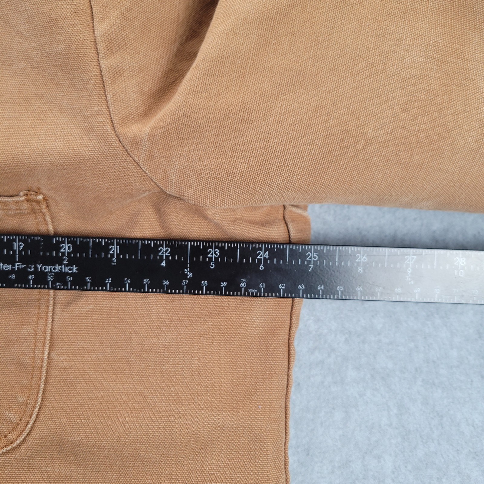 VTG Blue Bell Brown Tan Canvas Blanket Lined Chore Jacket Size 46 Detroit