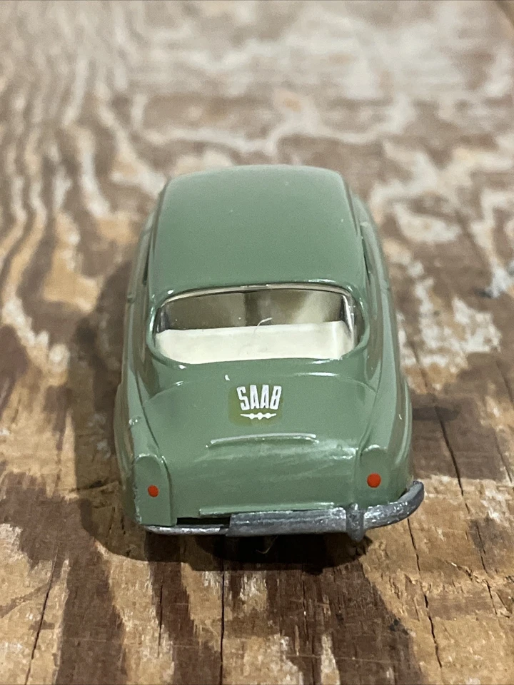 TEKNO SAAB 96 827 CAR FOR PARTS/REPAIR 1:43 DENMARK SAGE GREEN - Image 4 of 4