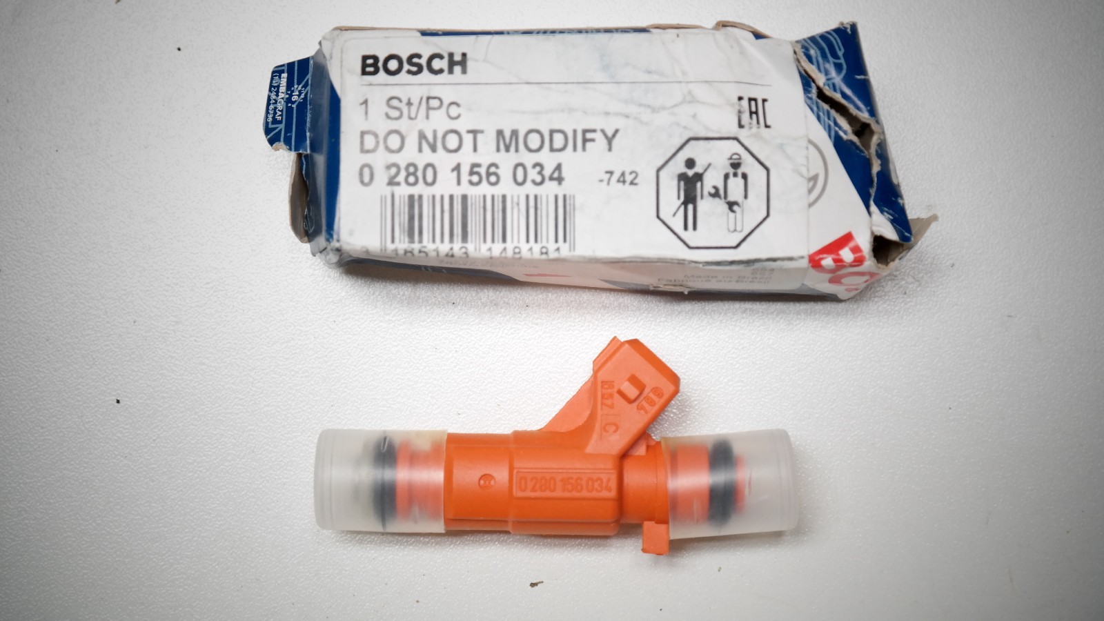 Injecteur Bosch 0280156034 essence 1.6 16V Citroen Peugeot 1984E9 447180