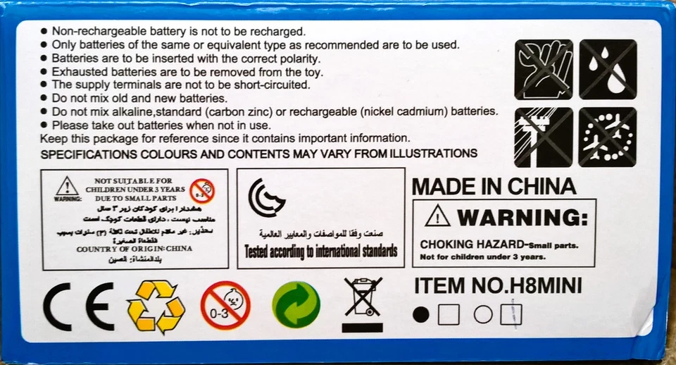 Eachine H8 Mini 4 canales 6 ejes gyrp Quad-copter negro Foto 3 de 4