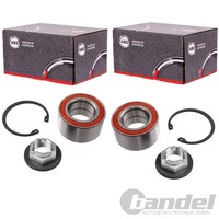 2X A.B.S. RADLAGER-SATZ Vorne Passend FüR Ford Fiesta Focus Fusion Mazda 2
