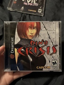 Dino Crisis Resident Evil 3 Dreamcast Capcom CIB Tested Vintage Video Games 