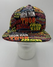 Marvel Comics Snapback Adjustable Baseball Hat Cap Iron man Spiderman Thor