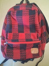Zaino Vans Buffalo Plaid Rosso Nero Scuola Viaggio Borsa