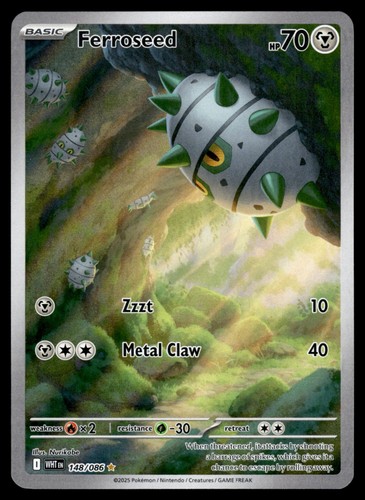 Ferroseed Holofoil 148/086 SV: White Flare NM