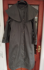 Target Dry Outback Ladies Full Length Waterproof Coat ~ 12~Olive Green